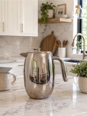 BODUM COLUMBIA | STAINLESS STEEL FRENCH PRESS | DOUBLE WALL | INSULATED | 4cup